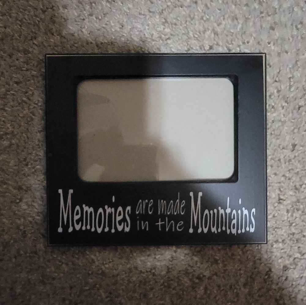 Memories are made in the mountains picture frame